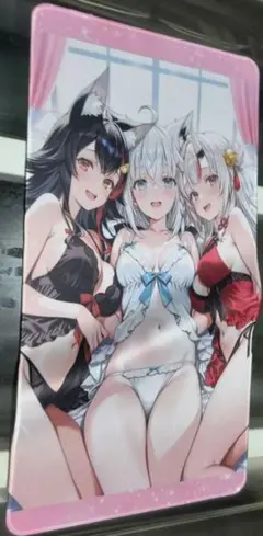 ホロライブ 大神ミオ 白上フブキ 百鬼あやめ プレイマット 1枚