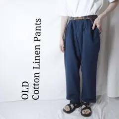 【90s】DOCKERS ドッカーズ コットンリネンパンツ ツータック USA製