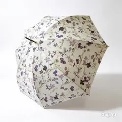 ジルスチュアート新品ライトパープル ボタニカルプリント雨傘 / 長傘のサムネイル