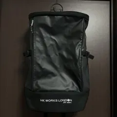 HK WORKS LONDON ブラックリュック　しまむら　黒