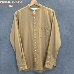 バンドカラーシャツ シャツ