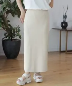 LEPSIM 14ゲージアソートニットナロースカート