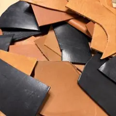 ＜お買い得❗️＞ 本革 イタリアンレザー ハギレ 詰め合わせ 200g