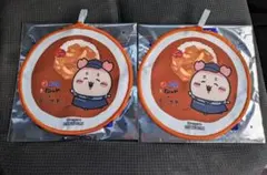 松屋　まつのや　ちいかわ　コラボ　ハンドタオル x 2　古本屋　かにちゃん