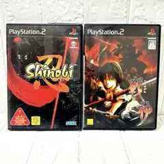 PS2　ソフト　戦神・忍 Shinobi　２本セット