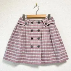 【美品】 バーバリー ブルーレーベル チェック柄 スカート 38