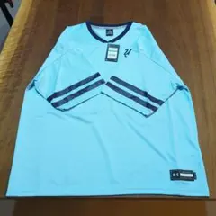 UNDER ARMOUR sport styleブルー メッシュ　Tシャツメンズ