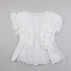 LOULOU WILLOUGHBY ルル ウィルビー ぺプラムブラウス フリルのサムネイル