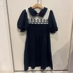 新品FISH & KIDS ニットワンピース 2-3y 100110120のサムネイル