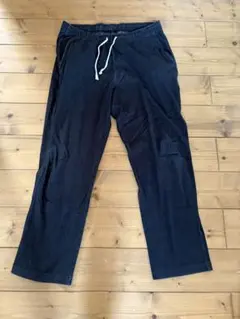 ユニクロ デニム風 ワイドパンツ L