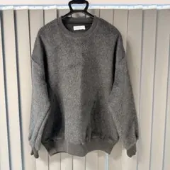 NOIR ET BLANC クルーネック ニット グレーのサムネイル