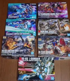 ガンプラ　HG 7点セット