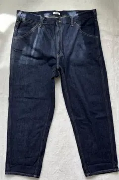 W38 UNIQLO U ユニクロユー ワイドフィットテーパードジーンズ 紺