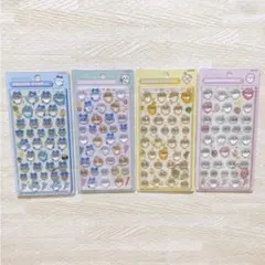 ちいかわ ハチワレ ボンボンドロップシール 4枚 ぷっくりシール