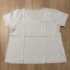 シ*ん様 【新品未使用】レディース半袖Tシャツ/グレー/ポケット付きのサムネイル