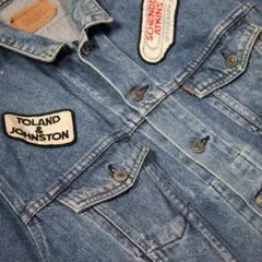 ワッペン デニムジャケット