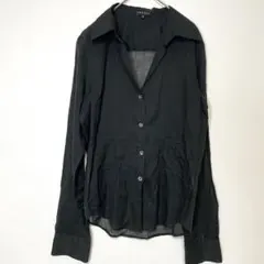 theory セオリー　ブラウス　長袖シャツ　シースルー