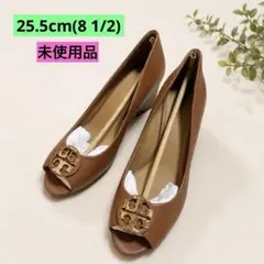 【未使用】トリーバーチ オープントゥパンプス 25.5cm 大きいサイズのサムネイル