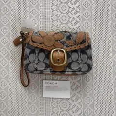COACH ワンショルダー ハンドバッグ シグネチャー パッチワーク