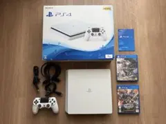 PlayStation4 グレイシャー・ホワイト 1TB ソフト付き