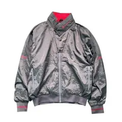7AS4【champion】ジップアップジャケット　ナイロン　古着used
