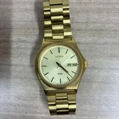 SEIKO SPIRIT 腕時計　ゴールド　不動