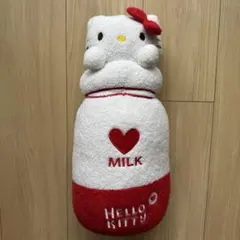 ハローキティ　牛乳瓶　クッション