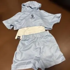 minimal フード付きTシャツ ショートパンツ セット 100のサムネイル