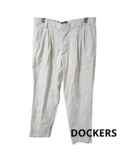 ドッカーズ チノパン ワークパンツ ツータック 36 アイボリー系 リーバイス