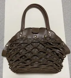 ラシットrusset かご風バッグ　稀少のサムネイル