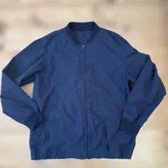 ユナイテッドアローズグリーンレーベル　ネイビー ジップアップ ブルゾン