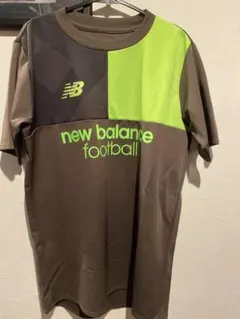 ニューバランス サッカー プラクティスシャツ 半袖 ブラウン グリーンのサムネイル
