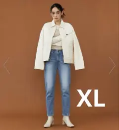 リニューアル Lee BABE ストレッチ/スキニーデニムパンツ XL