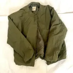 Samansa Mos2 サマンサモスモス 綿ジャケット MA-1風 カーキ