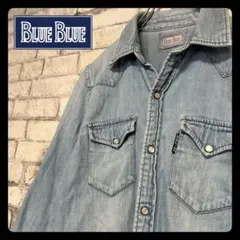 特価！BLUE BLUE ブルーブルー デニムシャツ ハリウッドランチマーケットのサムネイル
