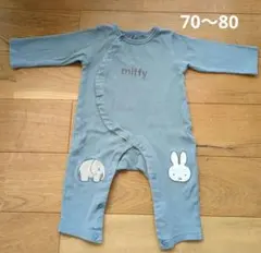 ミッフィー 刺繍 ロンパース 70~80