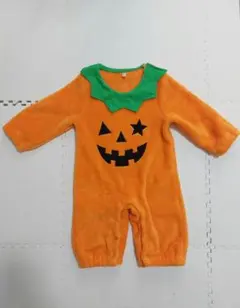 ハロウィン パンプキン 着ぐるみ 90cm　ベビー　ロンパース　カバーオール
