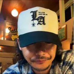 山田蓮 トラッカーキャップ プレイボーイ ブラック コーデュロイ 着画あり 山田蓮 トラッカーキャップ プレイボーイ ブラック コーデュロイ