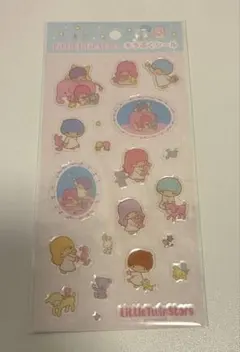 リトルツインスターズ　キキララ　キラぷくシール