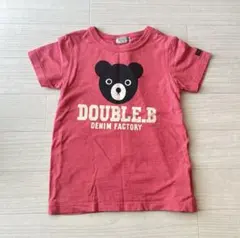 DOUBLE.B ミキハウス 半袖Tシャツ 120cm