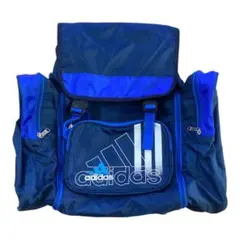 adidas 林間学校　大容量　バックパック　リュック　サイド拡張 ネイビー　青