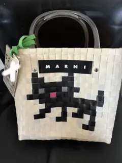 MARNI イエロー 猫ネコモチーフ かごバッグ - メルカリ