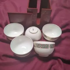 【新品】湯呑み 5客 たち吉 名入木箱付き