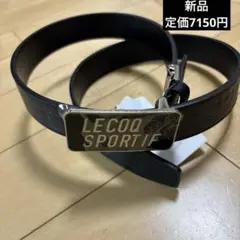 新品 ルコックスポルティフ ゴルフ　バックル ベルト　ブラック
