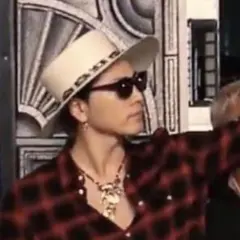 完売品✨登坂広臣着 サンローランパリ ウエスタン ストロー ハット