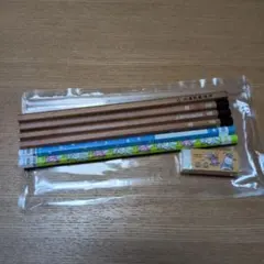 子ども用文具セット 鉛筆6本 消しゴム付き