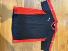 Puma 半袖シャツ M 黒/赤