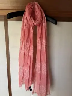 Gap ピンク ストライプ ストール 約200×75 新品未使用　綿100