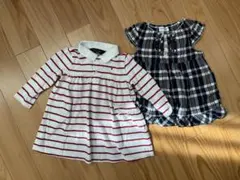 【まとめ売り】ラルフローレンワンピース18M、チェックワンピース 80cm