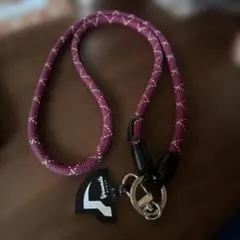 Yosemite 赤紫色ナイロン編み込みストラップ